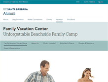 Tablet Screenshot of familyvacationcenter.com